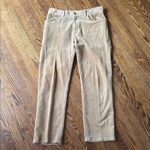 Z Michael Kors Men’s Large Tan Corduroy Pants Relaxed Fit